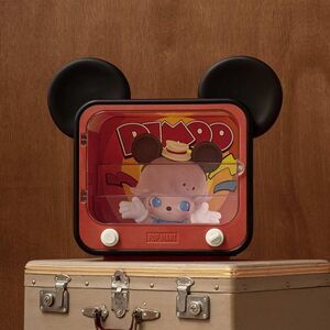 POP MART DIMOO WORLD × DISNEY Series TV Set Luminous Display Container